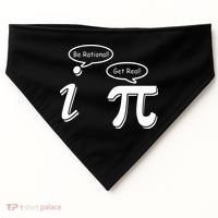 Pi Day Math Teacher Funny USA-Made Doggie Bandana thumb 0