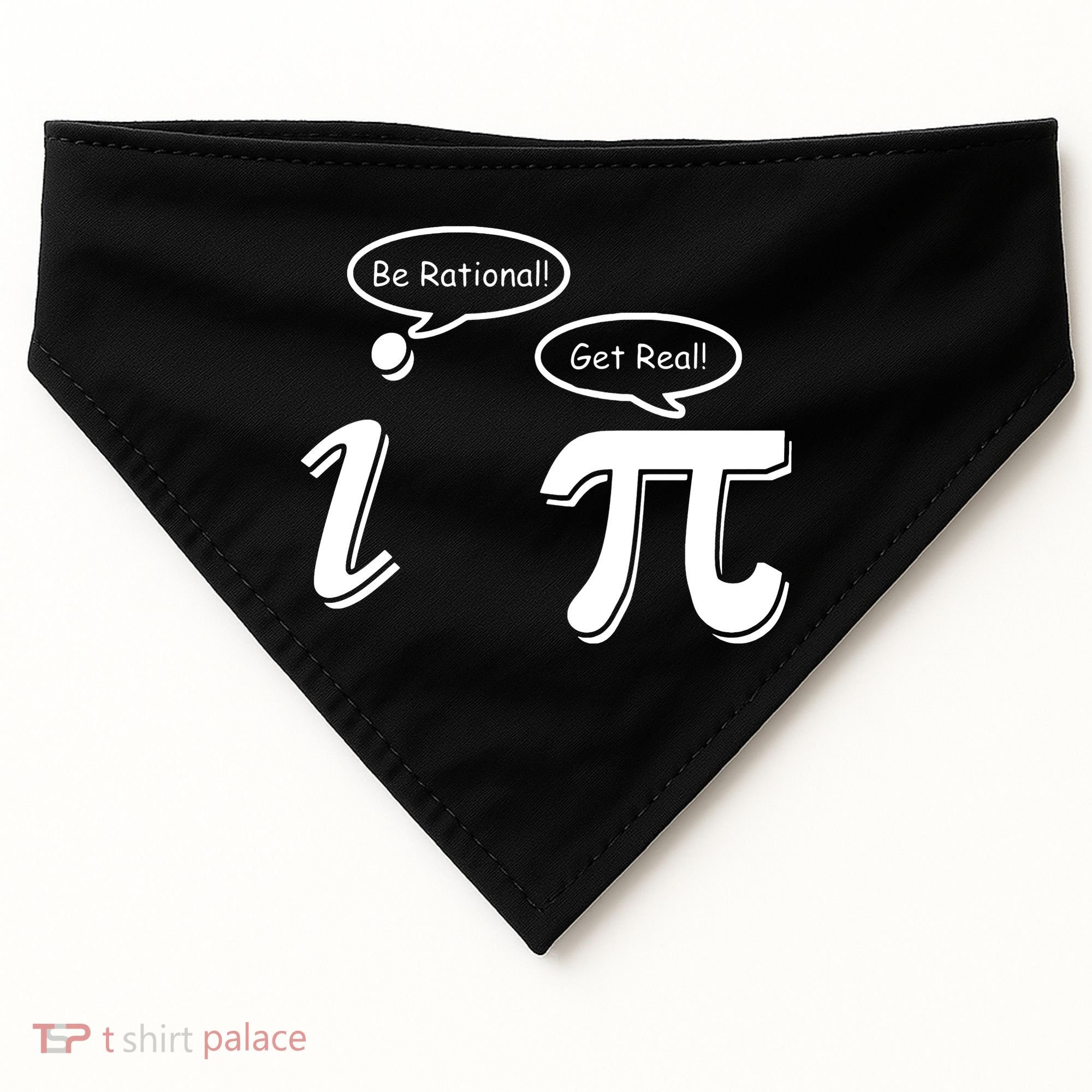 Pi Day Math Teacher Funny USA-Made Doggie Bandana