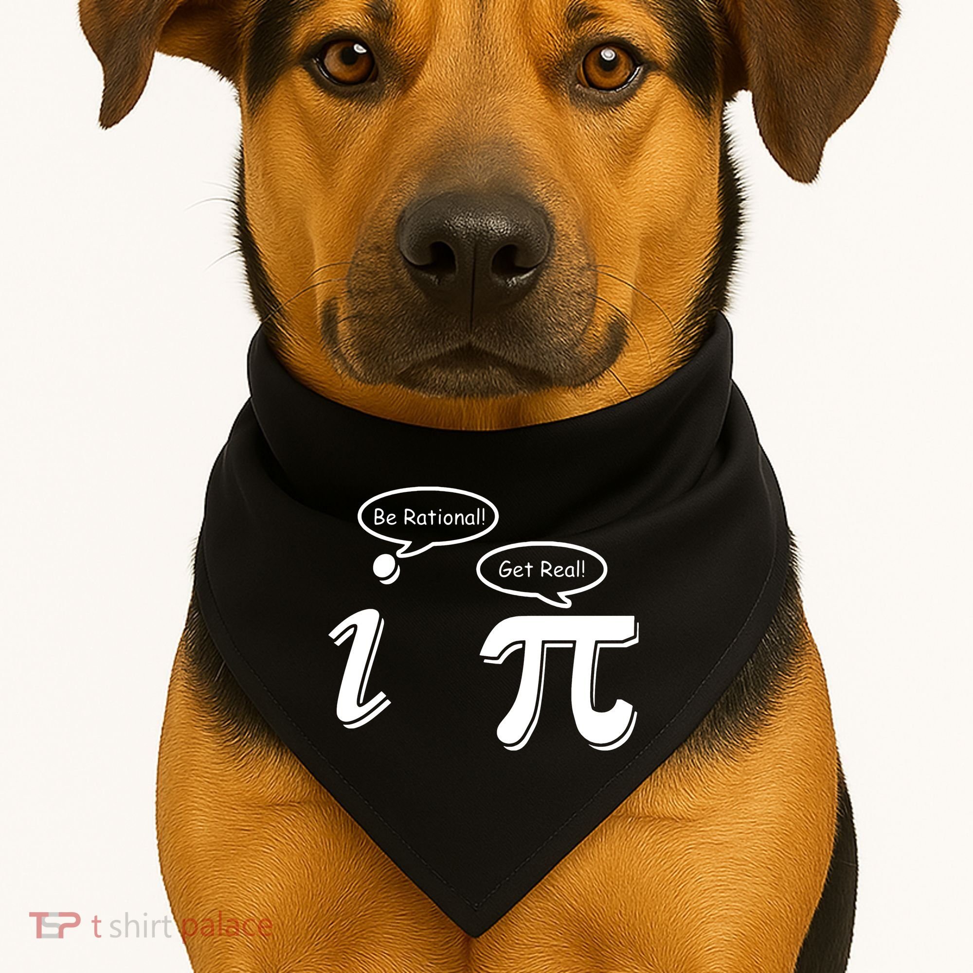 Pi Day Math Teacher Funny USA-Made Doggie Bandana
