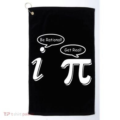 Pi Day Math Teacher Funny Golf Towel