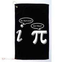 Pi Day Math Teacher Funny Golf Towel thumb 0
