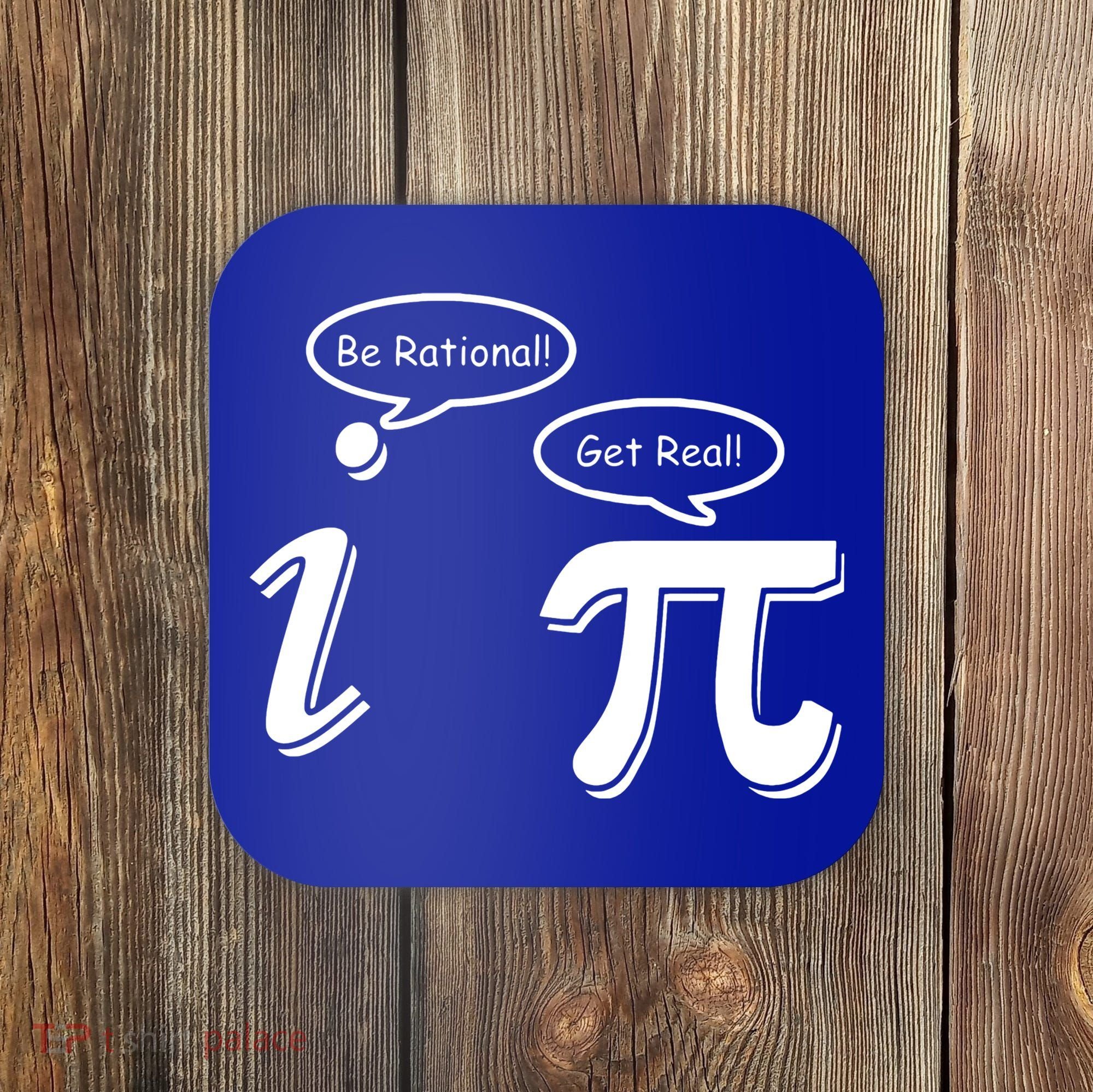 Pi Day Math Teacher Funny Coaster