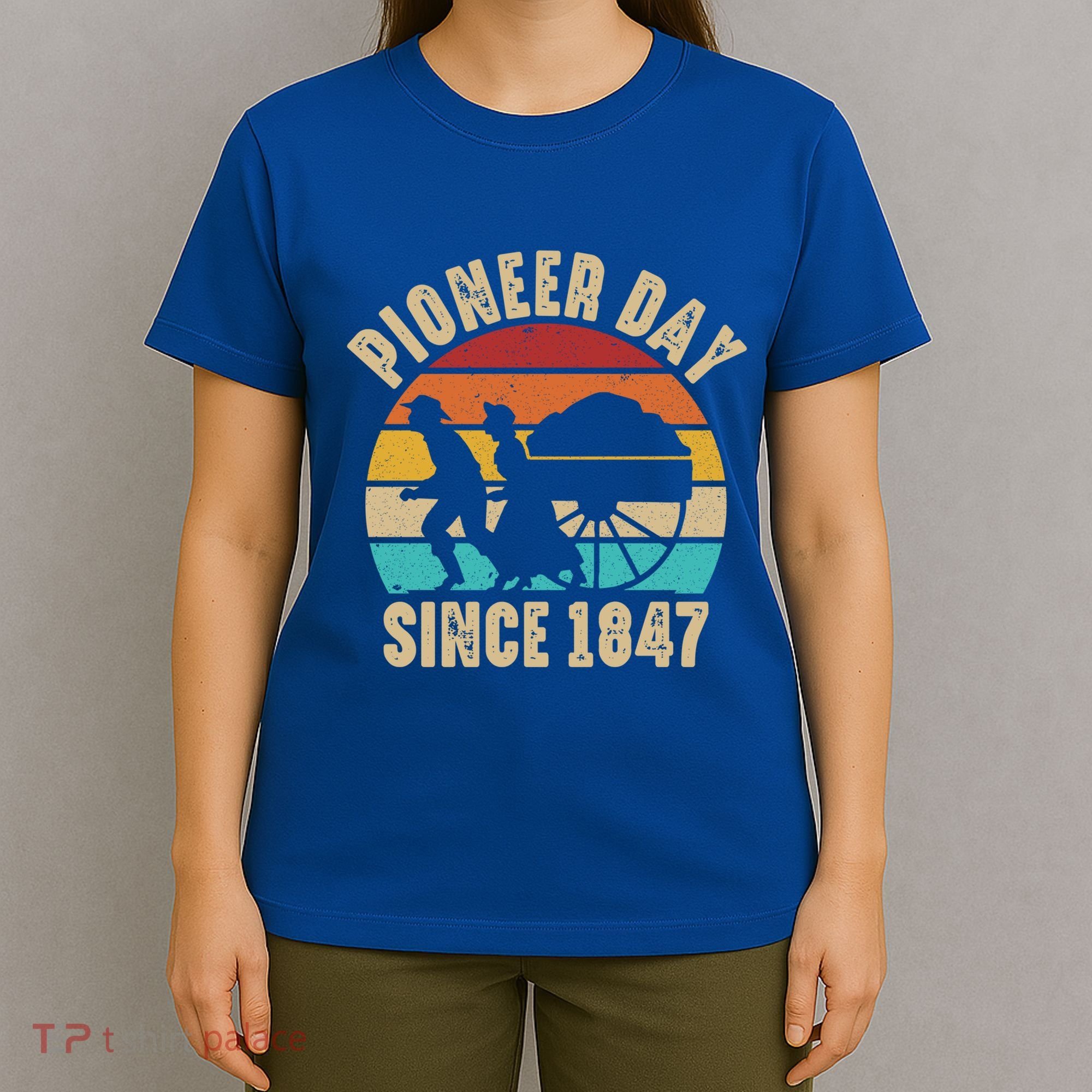 Pioneer Day Mormon Costume Utah Pioneer History Gift T-Shirt