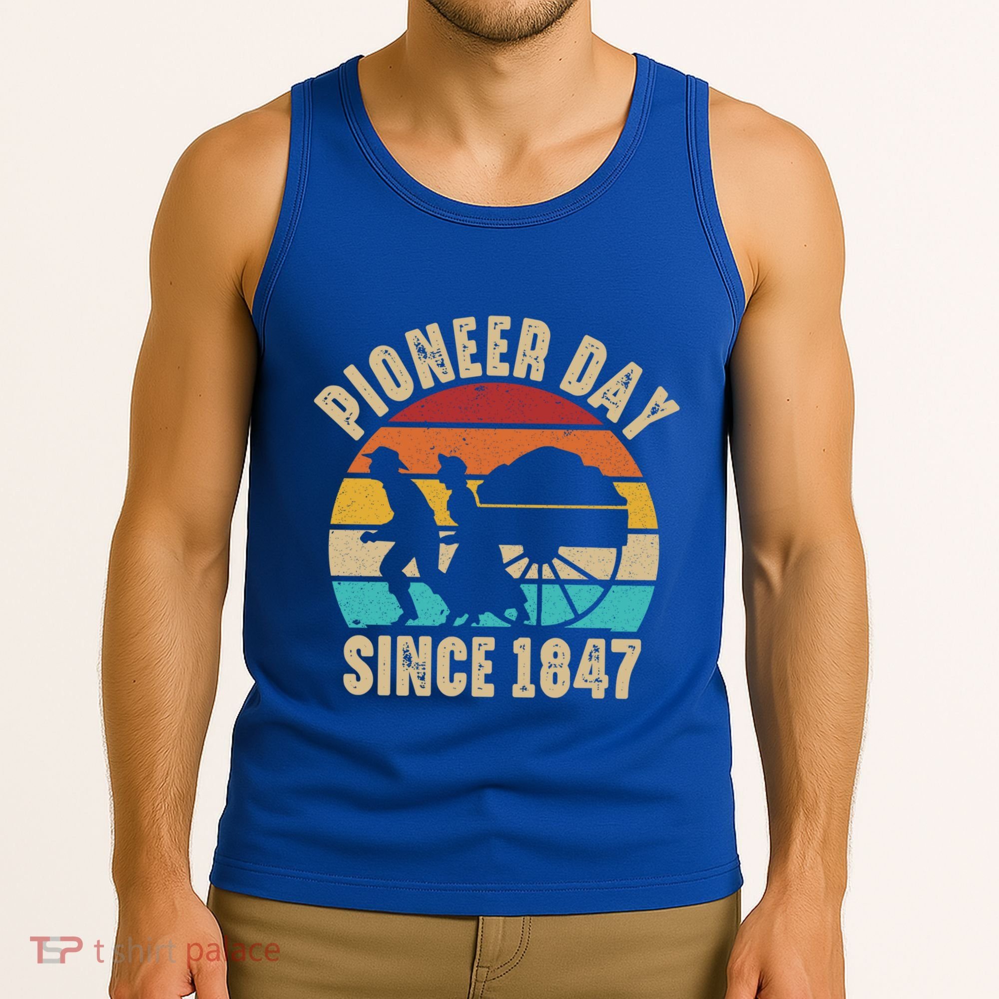 Pioneer Day Mormon Costume Utah Pioneer History Gift Tank Top