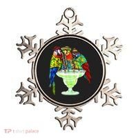 Parrots Drinking Margarita Hawaiian Vacation Birds Ornament thumb 0