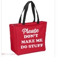 Please Don't Make Me Do Stuff Tote Bag thumb 2