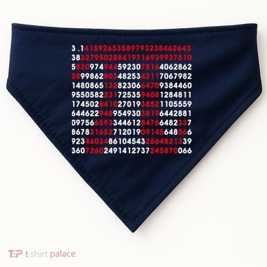 Pi Day Merch Pi Day Math Jokes USA-Made Doggie Bandana