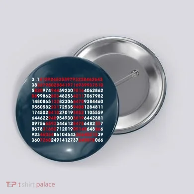 Pi Day Merch Pi Day Math Jokes Button