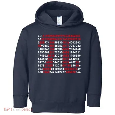 Pi Day Merch Pi Day Math Jokes Toddler Hoodie