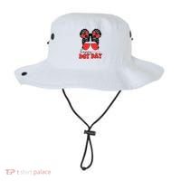 Polka Dot Messy Bun International Dots Day Teacher Happy Dot Day Gift Bucket Hat thumb 0