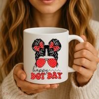 Polka Dot Messy Bun International Dots Day Teacher Happy Dot Day Gift Coffee Mug thumb 3