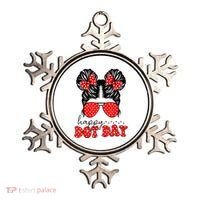 Polka Dot Messy Bun International Dots Day Teacher Happy Dot Day Gift Ornament thumb 0