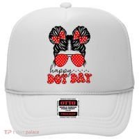 Polka Dot Messy Bun International Dots Day Teacher Happy Dot Day Gift Hat thumb 0