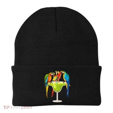 Parrots Drinking Margarita On Summer Vacation Birds Tee Gift Beanie