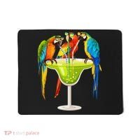 Parrots Drinking Margarita On Summer Vacation Birds Tee Gift Mousepad thumb 0