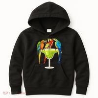 Parrots Drinking Margarita On Summer Vacation Birds Tee Gift Kids Hoodie thumb 0