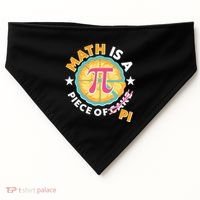 Pi Day Math Is A Piece Of Pi 3 14 Pie Slices USA-Made Doggie Bandana thumb 0