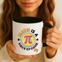 Pi Day Math Is A Piece Of Pi 3 14 Pie Slices Coffee Mug thumb 3