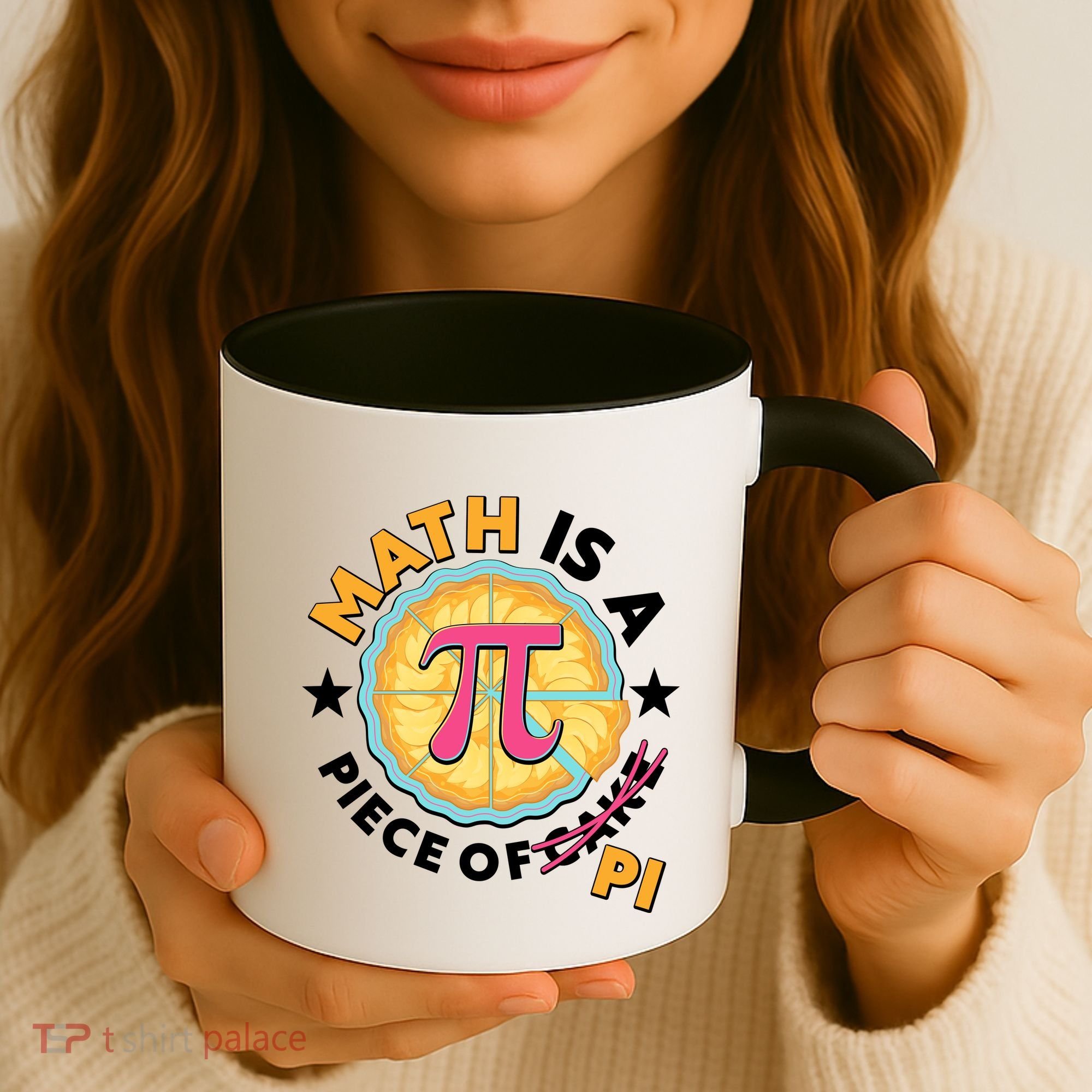 Pi Day Math Is A Piece Of Pi 3 14 Pie Slices Coffee Mug