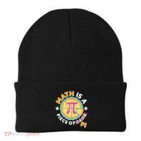 Pi Day Math Is A Piece Of Pi 3 14 Pie Slices Beanie thumb 0