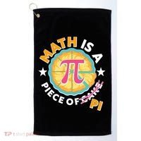 Pi Day Math Is A Piece Of Pi 3 14 Pie Slices Golf Towel thumb 0