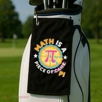 Pi Day Math Is A Piece Of Pi 3 14 Pie Slices Golf Towel thumb 2