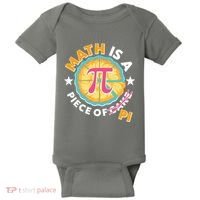 Pi Day Math Is A Piece Of Pi 3 14 Pie Slices Baby Bodysuit thumb 0