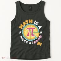Pi Day Math Is A Piece Of Pi 3 14 Pie Slices Tank Top thumb 2