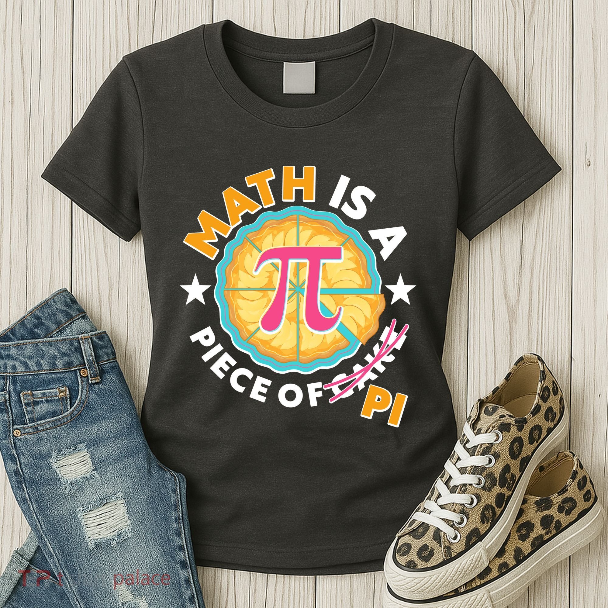 Pi Day Math Is A Piece Of Pi 3 14 Pie Slices Women's T-Shirt