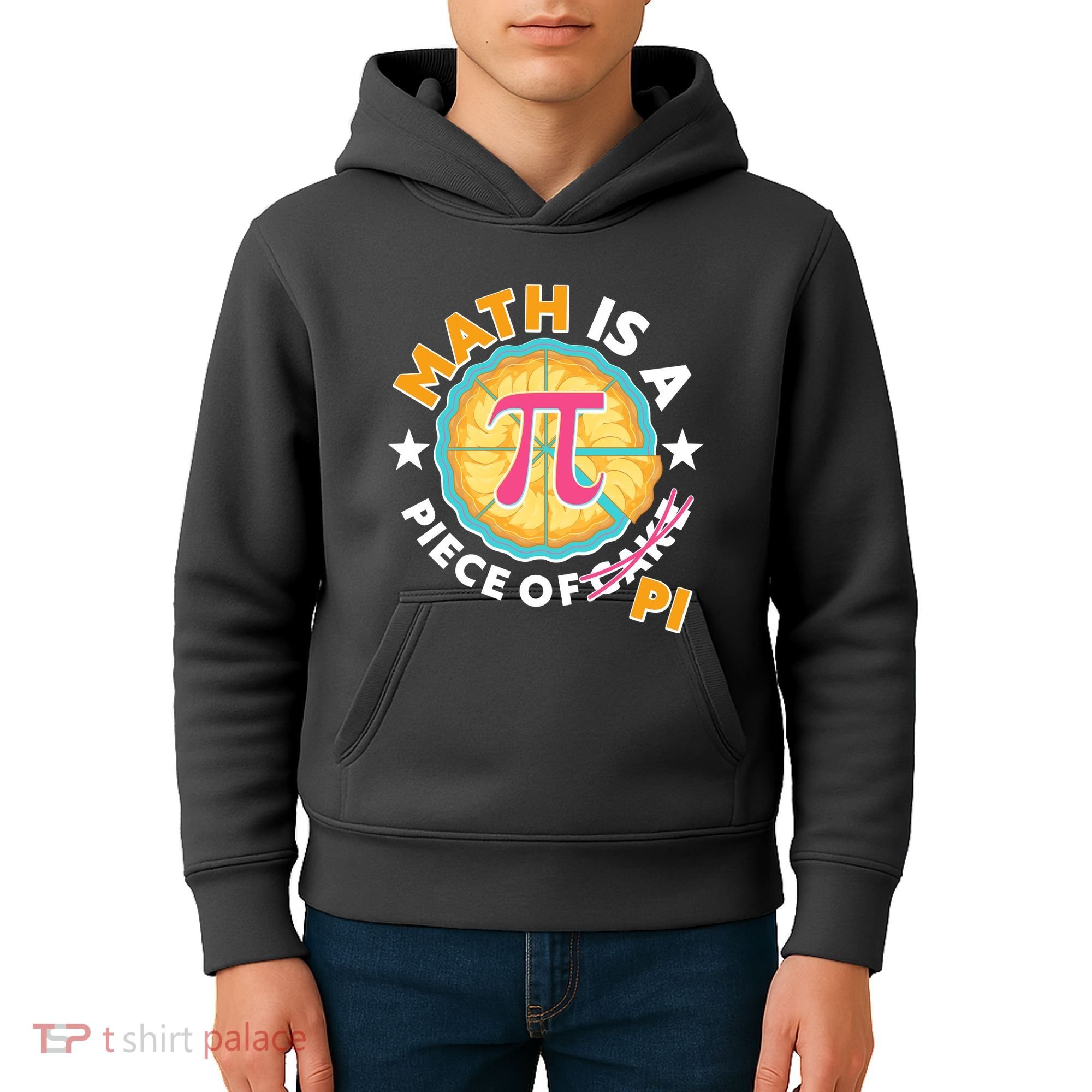 Pi Day Math Is A Piece Of Pi 3 14 Pie Slices Kids Hoodie