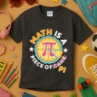 Pi Day Math Is A Piece Of Pi 3 14 Pie Slices Kids T-Shirt thumb 3
