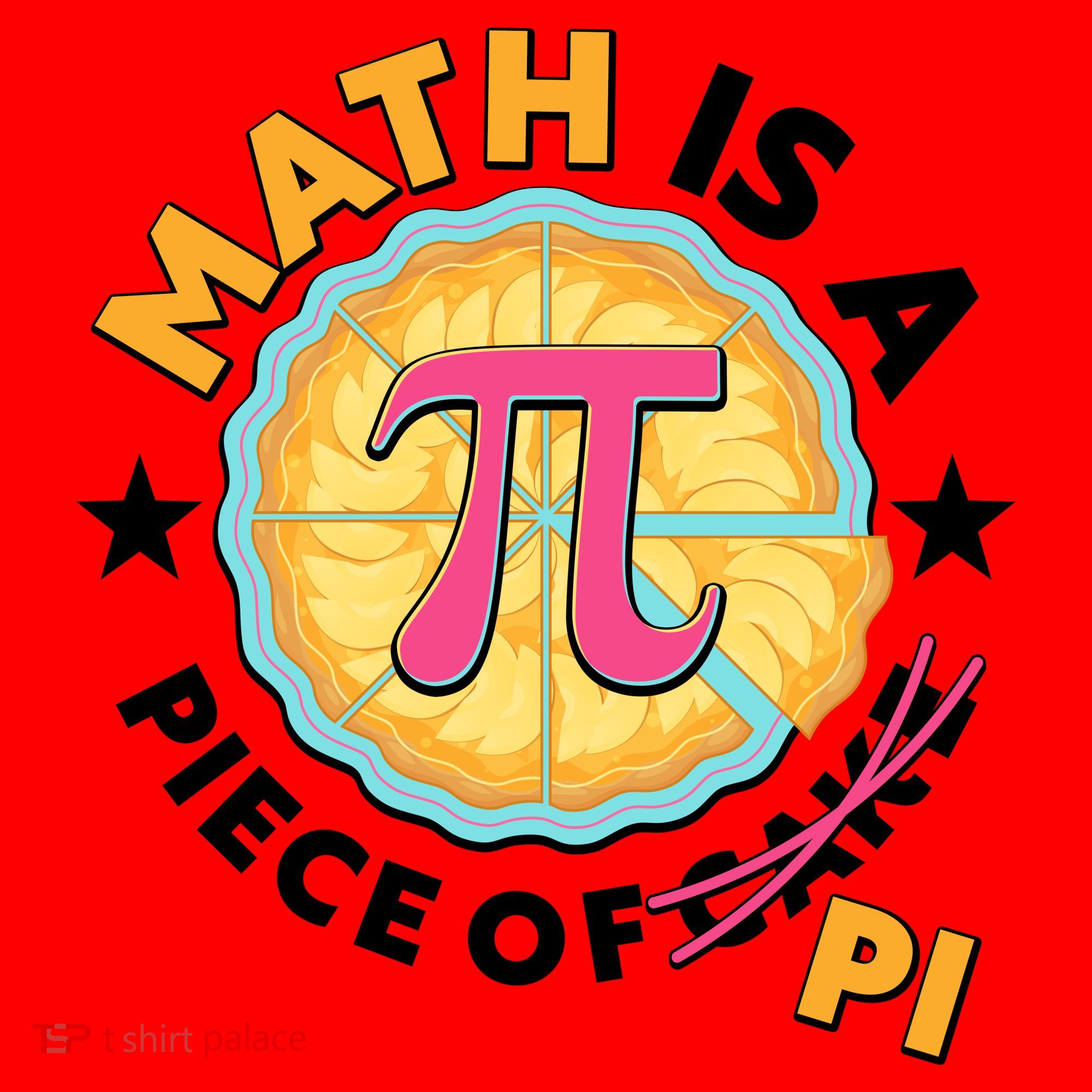 Pi Day Math Is A Piece Of Pi 3 14 Pie Slices Santa Hat