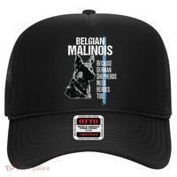 Police Dog Malinois Funny K9 Thin Blue Line Flag Hat thumb 0