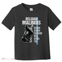 Police Dog Malinois Funny K9 Thin Blue Line Flag Toddler T-Shirt thumb 0