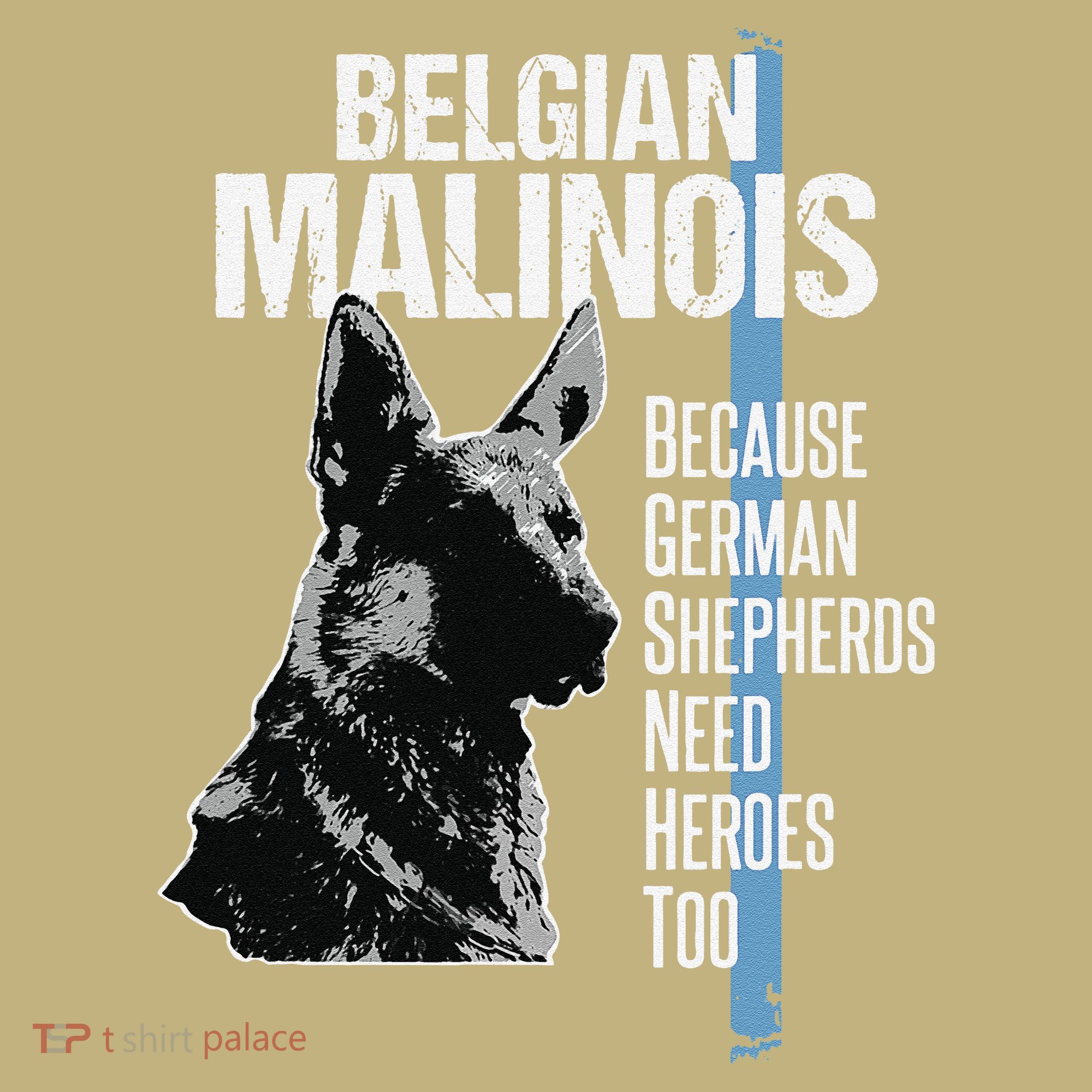 Police Dog Malinois Funny K9 Thin Blue Line Flag Hoodie