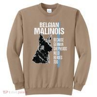 Police Dog Malinois Funny K9 Thin Blue Line Flag Sweatshirt thumb 0