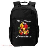 Parrots Drinking Margarita Its 5 Oclock Somewhere Funny Backpack thumb 0