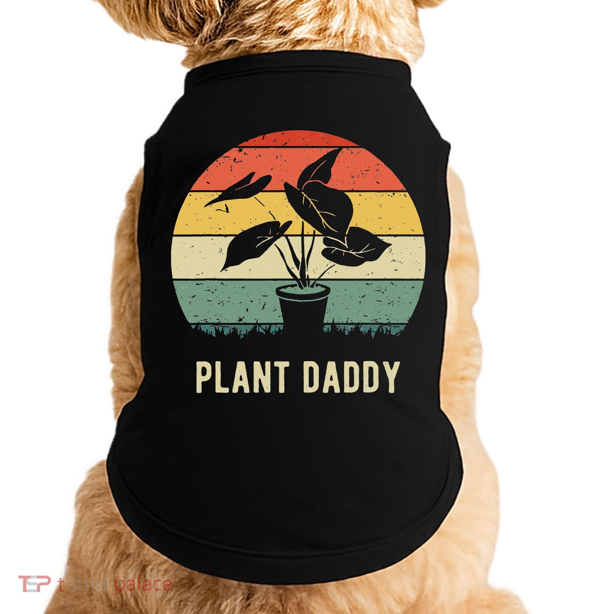 Plant Daddy Nature Botanical Gardener Plant Dad Gardening Doggie Tank
