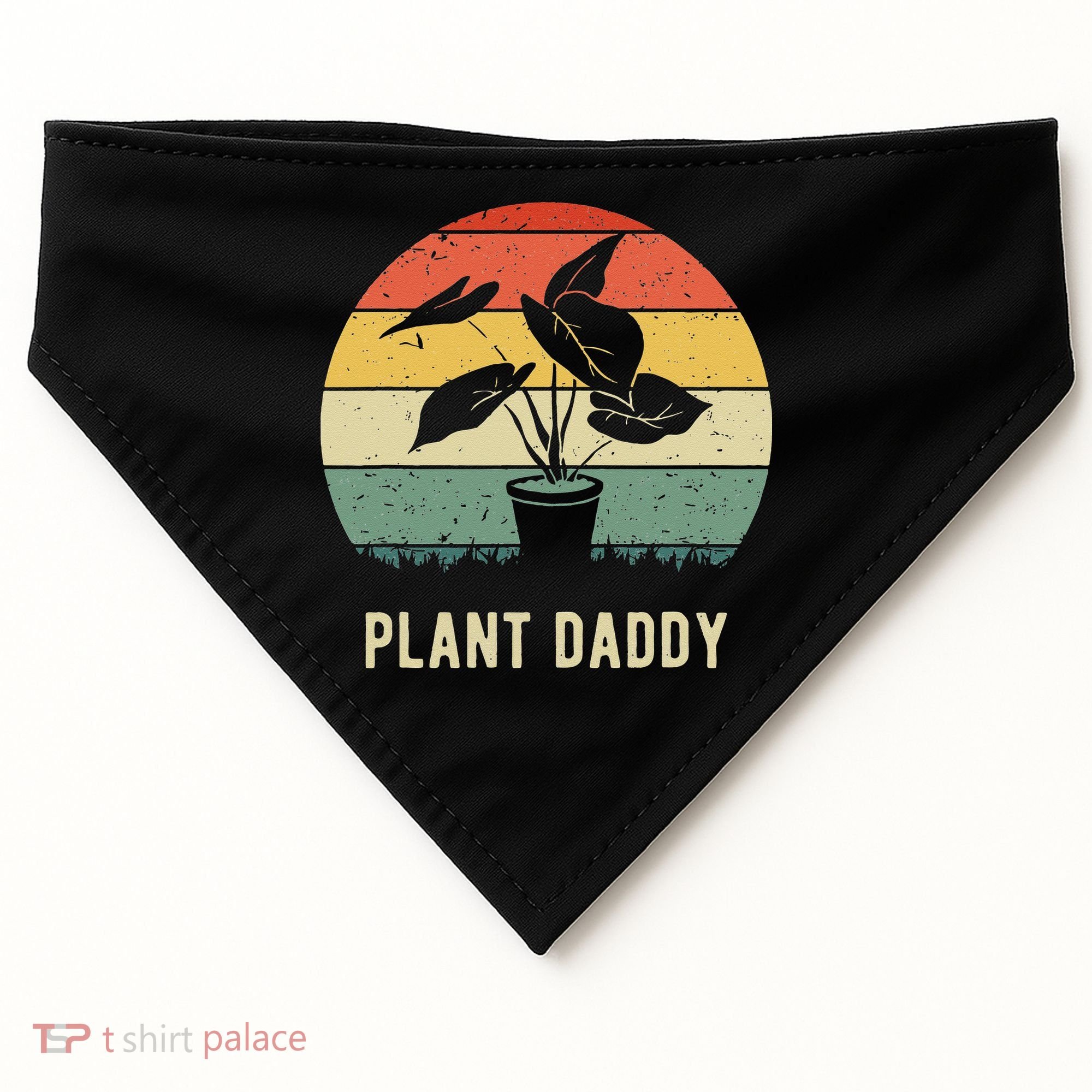 Plant Daddy Nature Botanical Gardener Plant Dad Gardening USA-Made Doggie Bandana