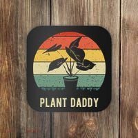 Plant Daddy Nature Botanical Gardener Plant Dad Gardening Coaster thumb 0