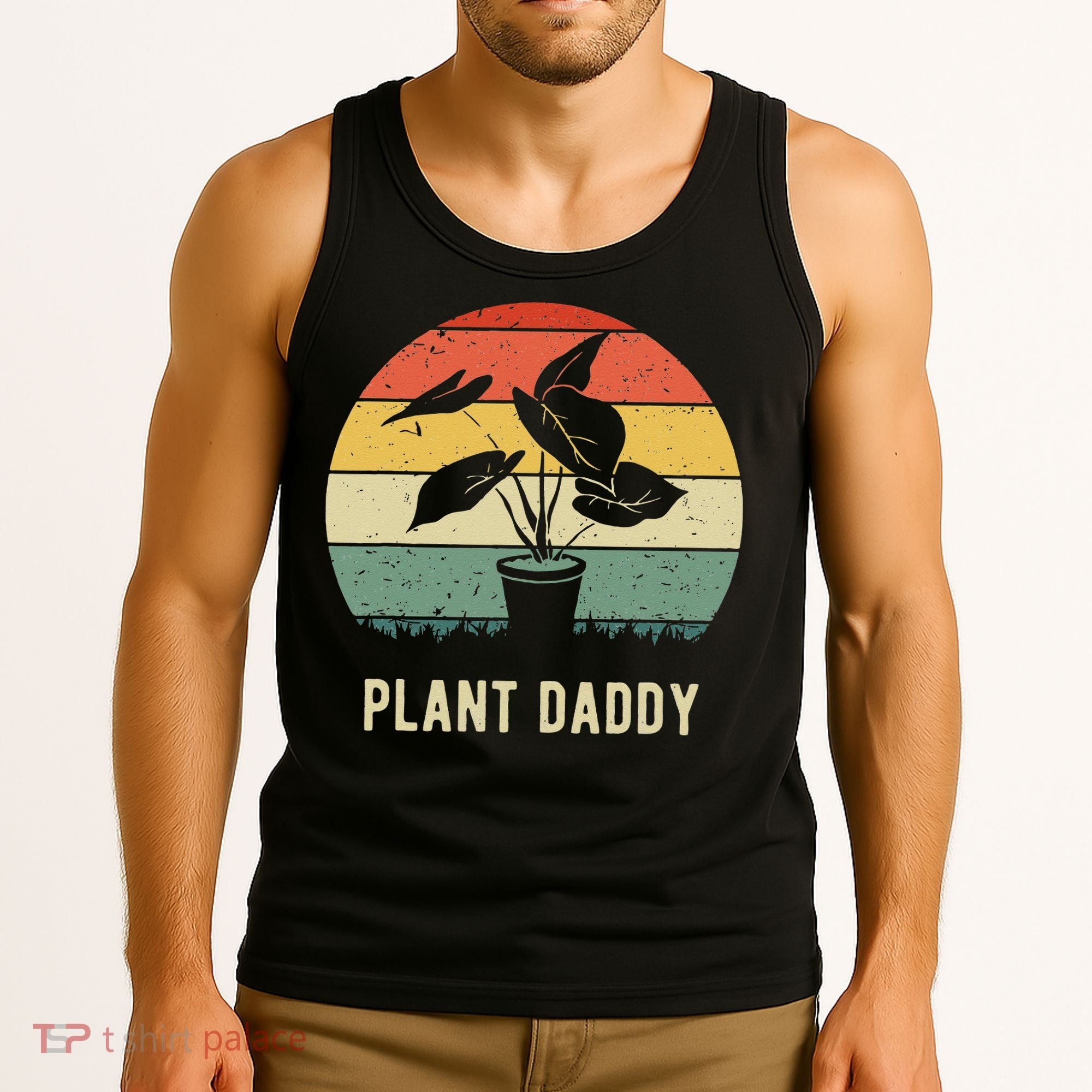 Plant Daddy Nature Botanical Gardener Plant Dad Gardening Tank Top