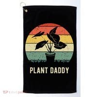 Plant Daddy Nature Botanical Gardener Plant Dad Gardening Golf Towel thumb 0