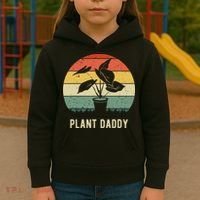 Plant Daddy Nature Botanical Gardener Plant Dad Gardening Kids Hoodie thumb 3