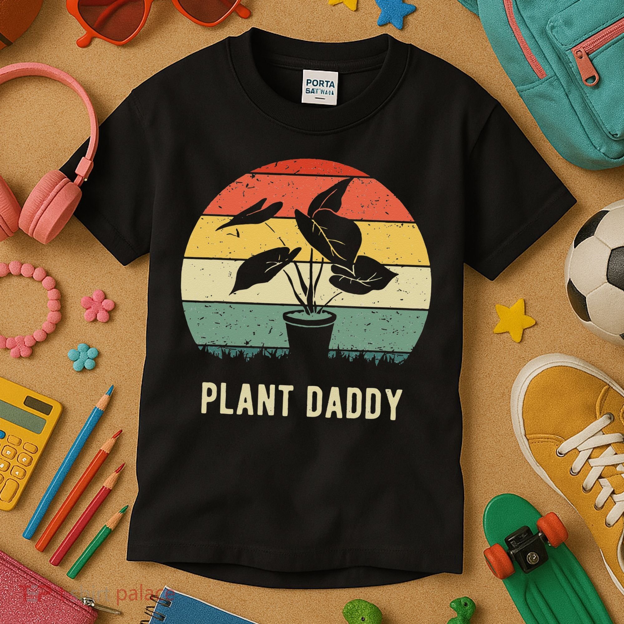 Plant Daddy Nature Botanical Gardener Plant Dad Gardening Kids T-Shirt