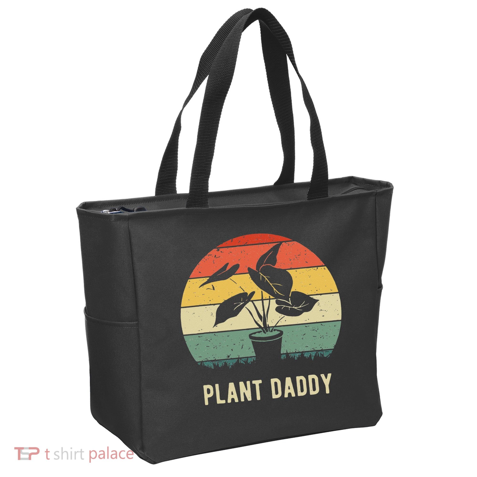 Plant Daddy Nature Botanical Gardener Plant Dad Gardening Tote Bag