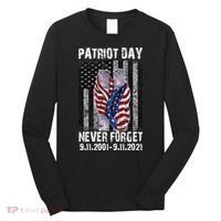 Patriot Day Never Forget 9/11 20th Anniversary Long Sleeve Shirt thumb 0