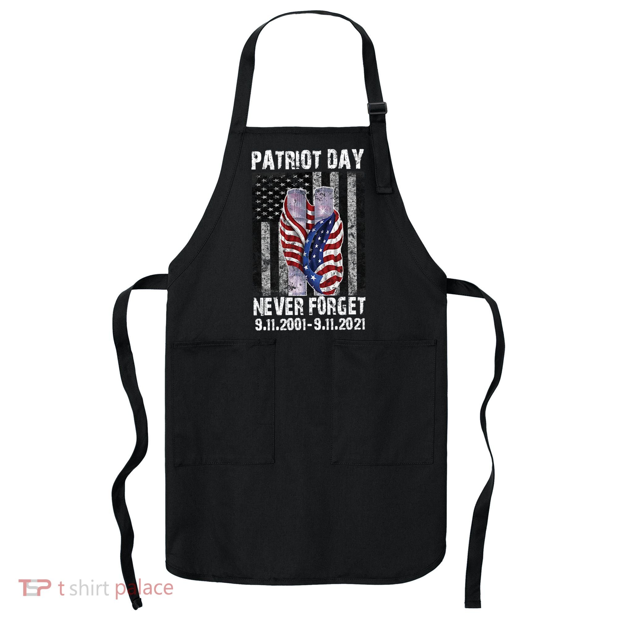 Patriot Day Never Forget 9/11 20th Anniversary Apron