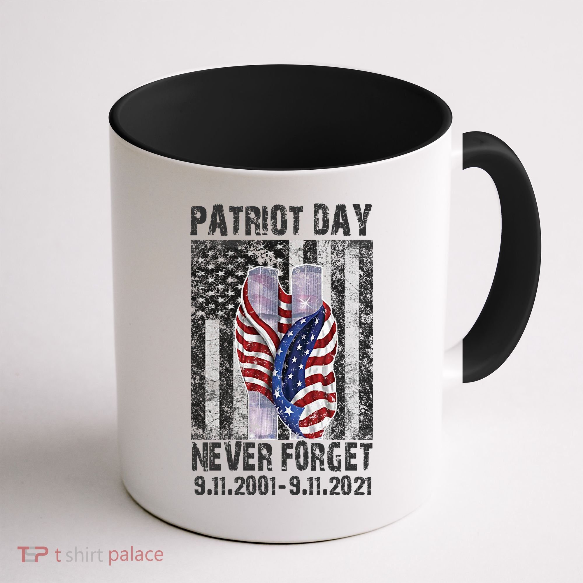 Patriot Day Never Forget 9/11 20th Anniversary Coffee Mug