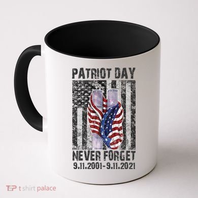 Patriot Day Never Forget 9/11 20th Anniversary Coffee Mug