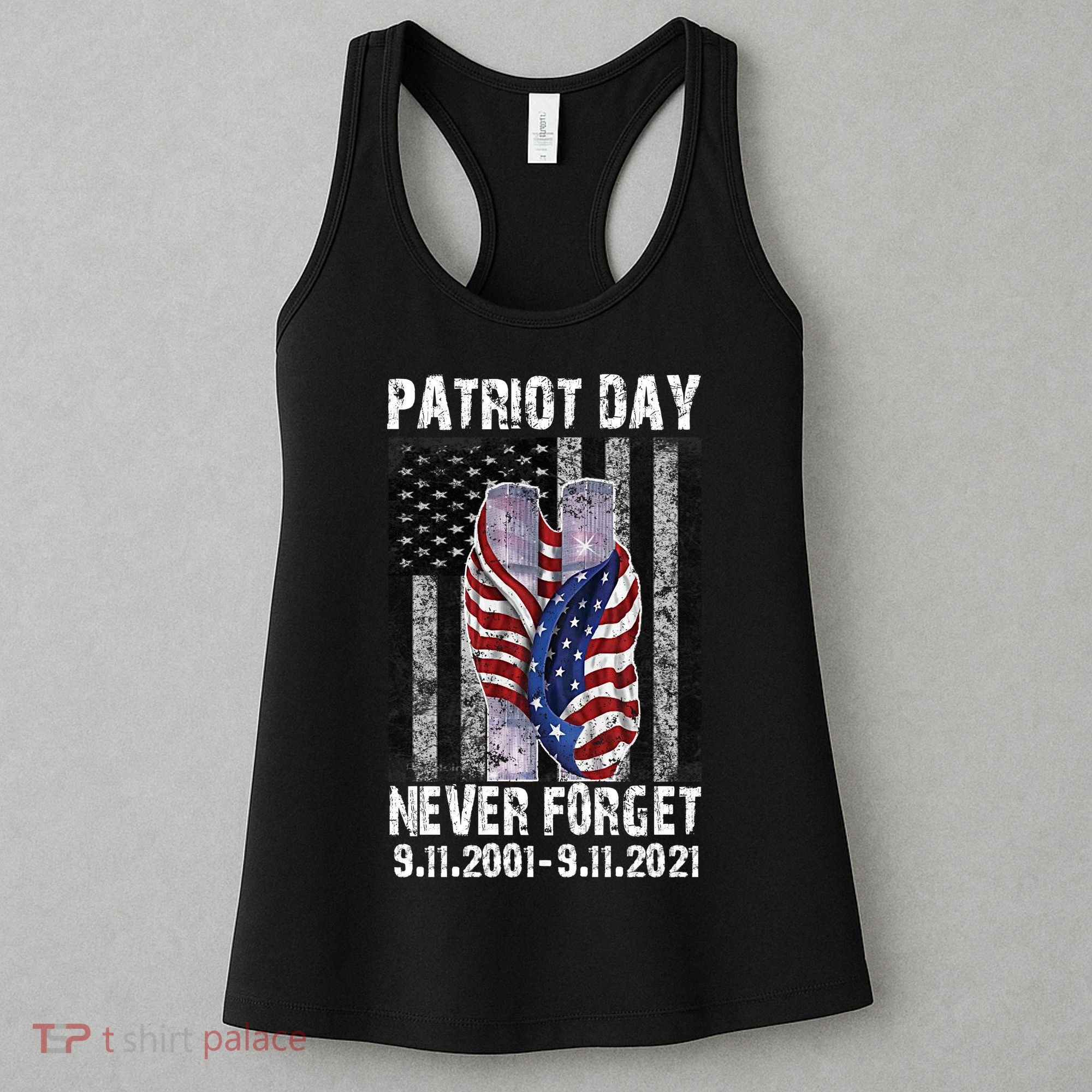 Patriot Day Never Forget 9/11 20th Anniversary Women's Tank Top